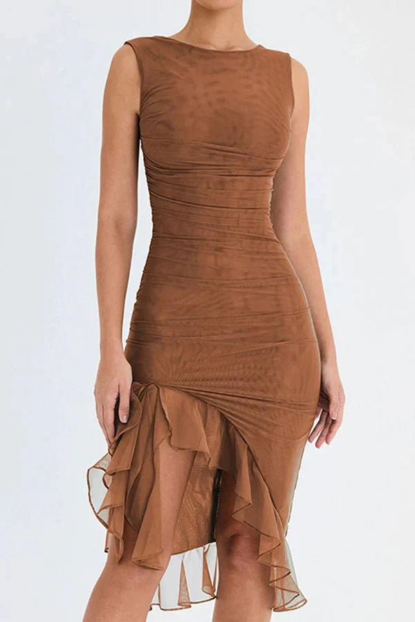 Elegant Midi Dress for Evenings