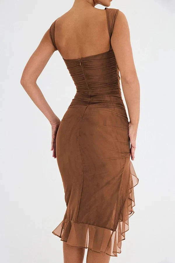 Elegant Midi Dress for Evenings