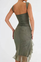 Elegant Midi Dress for Evenings