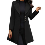 Elegant Stylish Long-Sleeve Everyday Jacket
