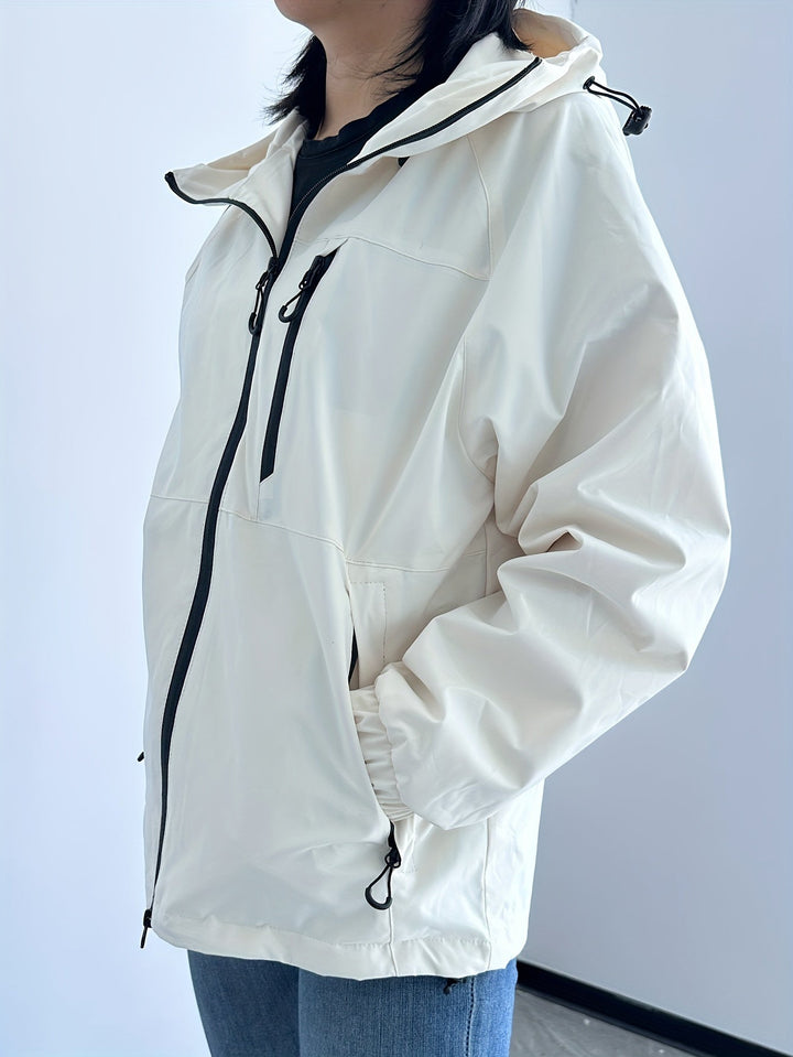 Windproof Hooded Waterproof Rain Jacket
