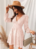Women's Short Sleeve Satin Midi Dress - Relaxed Fit