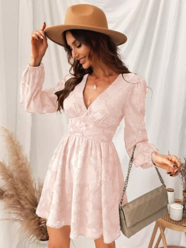 Women's Short Sleeve Satin Midi Dress - Relaxed Fit