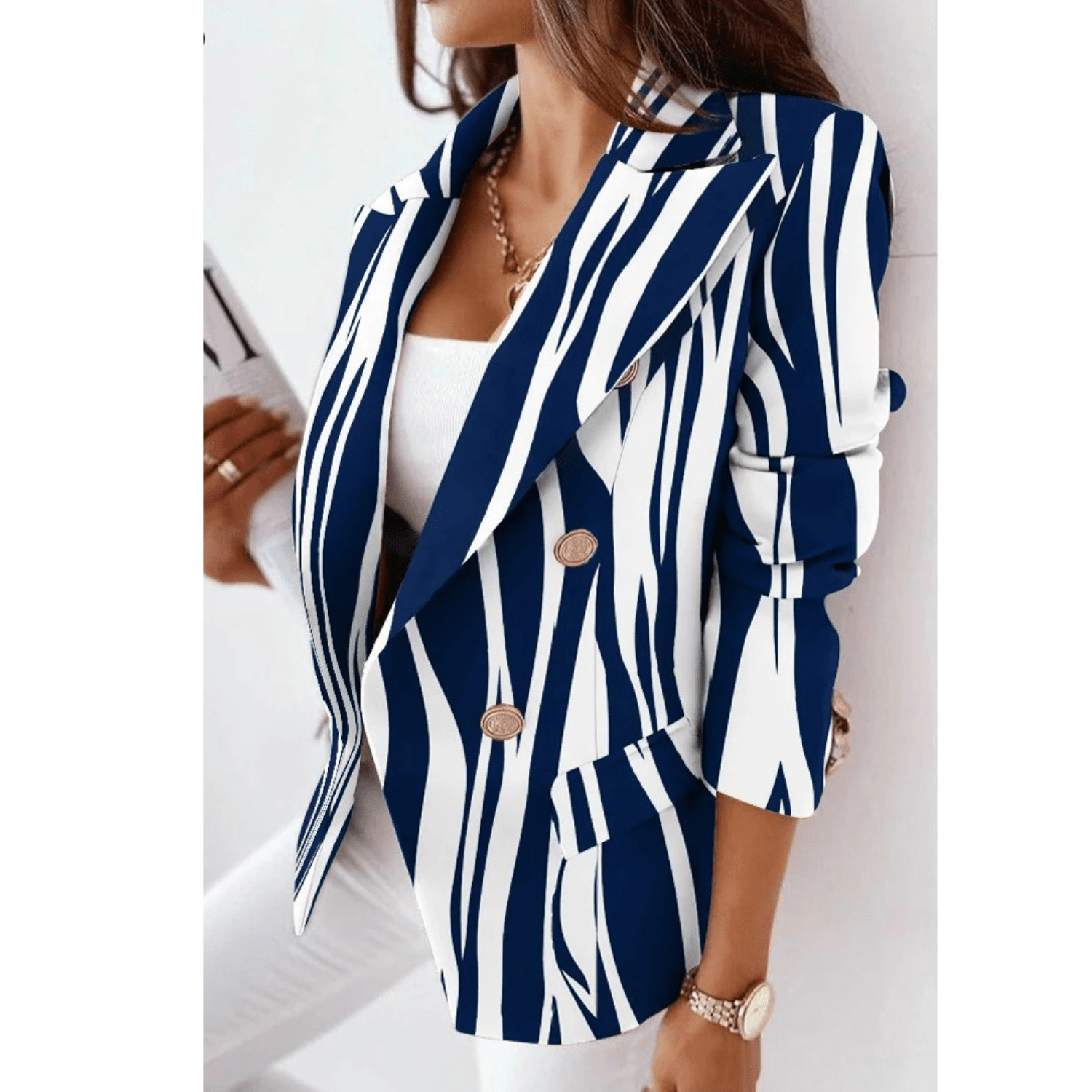 Tailored Revere Collar Premium Blazer