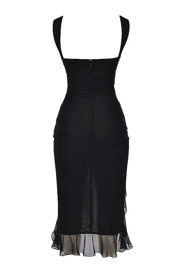 Elegant Midi Dress for Evenings
