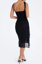 Elegant Midi Dress for Evenings