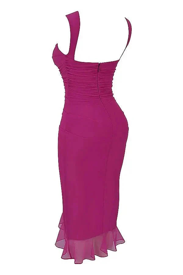 Elegant Midi Dress for Evenings