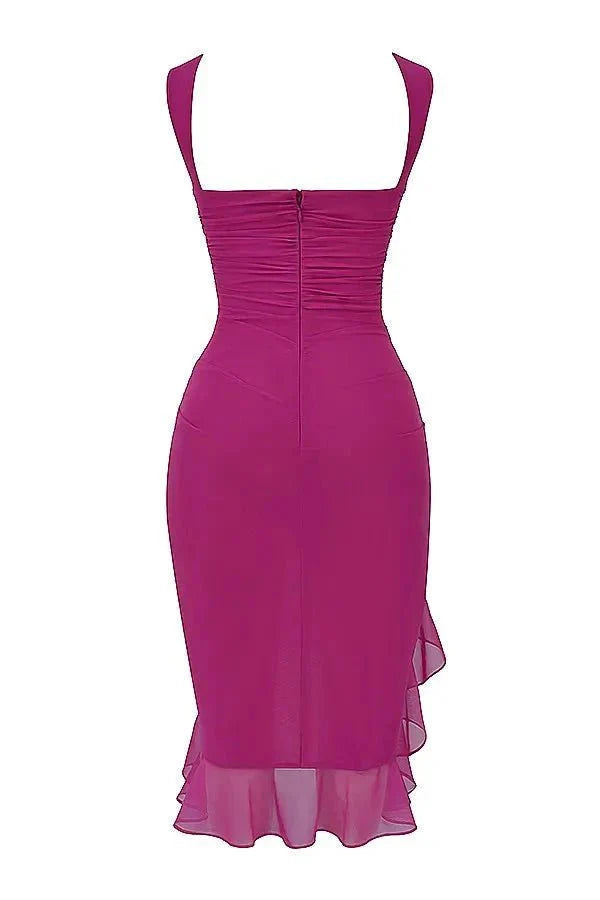 Elegant Midi Dress for Evenings