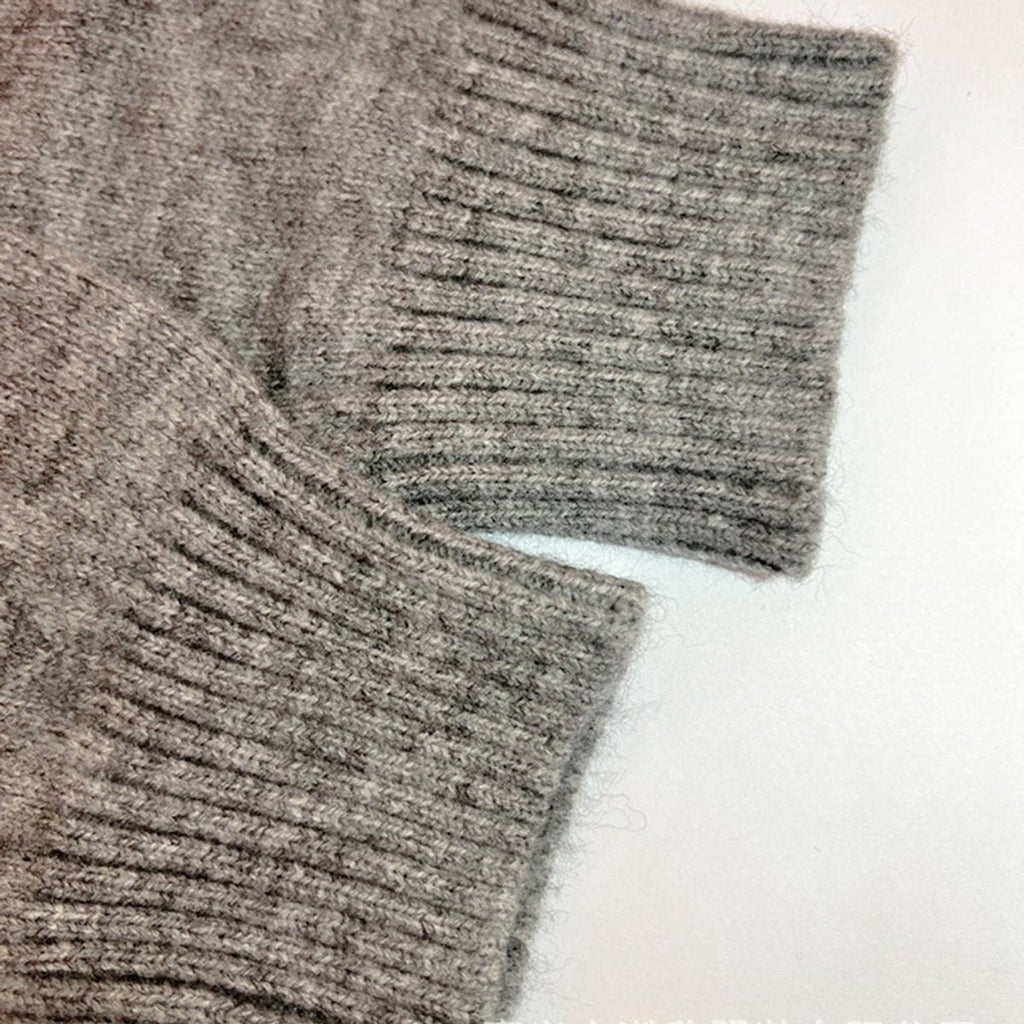 Knitted Hooded Open Patterned Cardigan