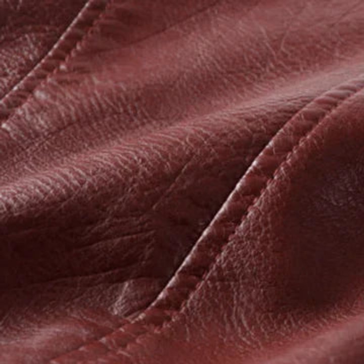 Cropped Faux Leather Biker Jacket