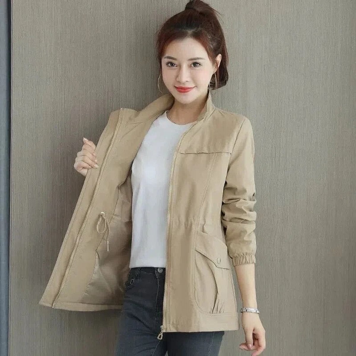 Lightweight Breathable Zip Transitional Jacket