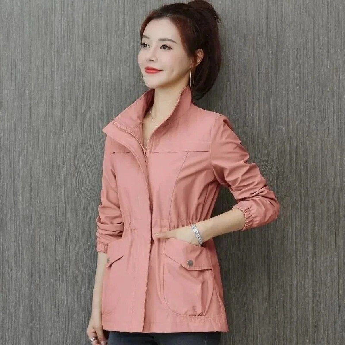Lightweight Breathable Zip Transitional Jacket