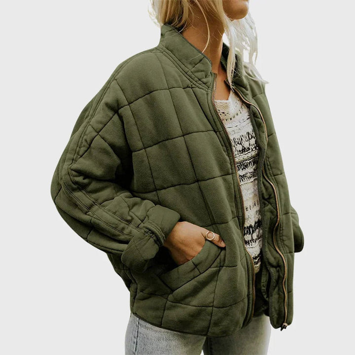 Lightweight Lined Short Zip Jacket