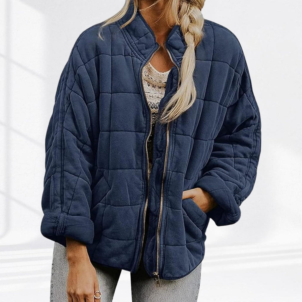 Lightweight Lined Short Zip Jacket