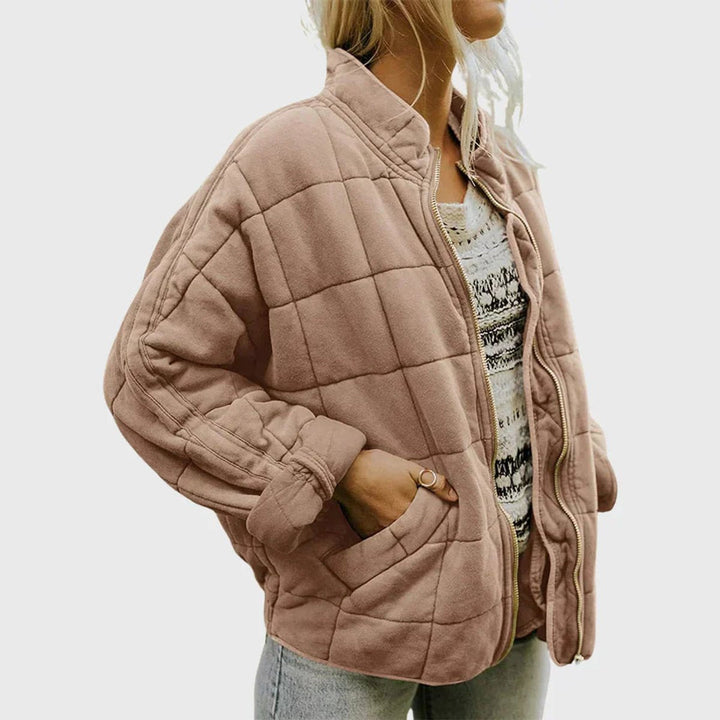 Lightweight Lined Short Zip Jacket