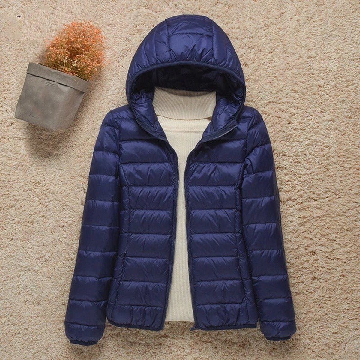 Ultralight Hooded Quilted Transitional Jacket