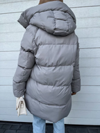 Warm Thick Hooded Zip Coat
