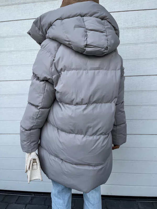 Warm Thick Hooded Zip Coat