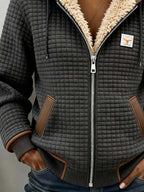 Polar Fleece Thermal Hooded Jacket