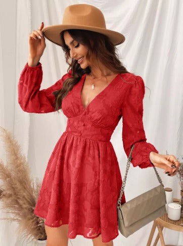 Women's Short Sleeve Satin Midi Dress - Relaxed Fit