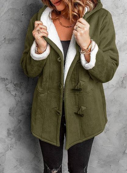Warm Lined Hooded Casual Jacket