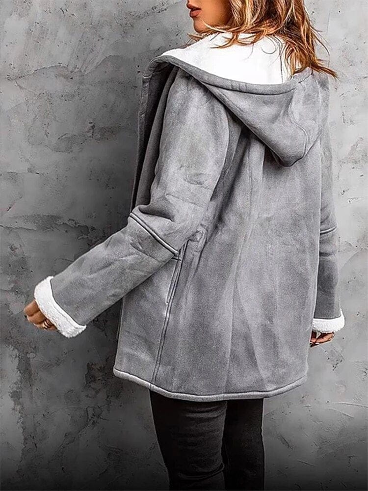 Warm Lined Hooded Casual Jacket