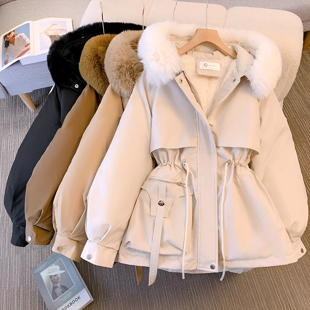 Elegant Long Belted Winter Coat