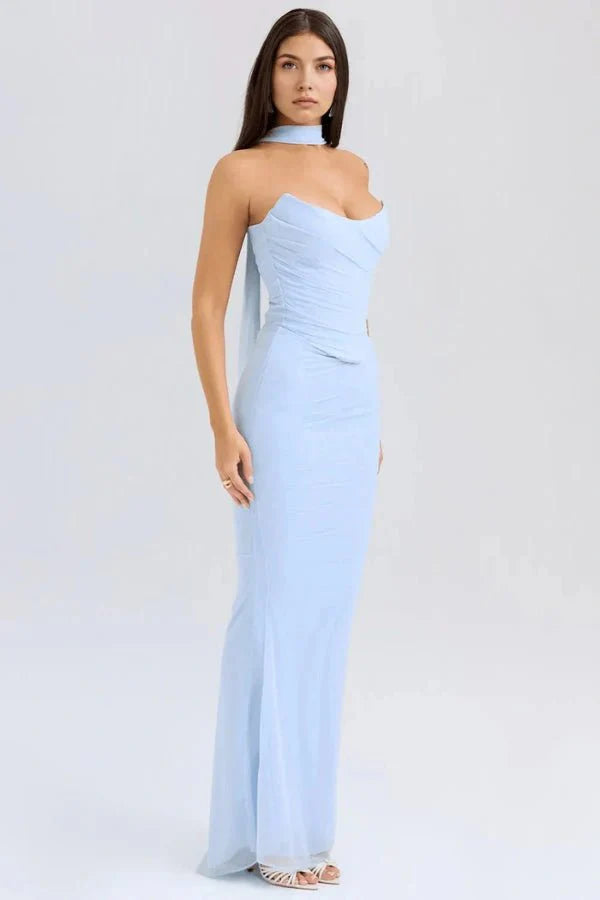 Elegant Corset Maxi Dress
