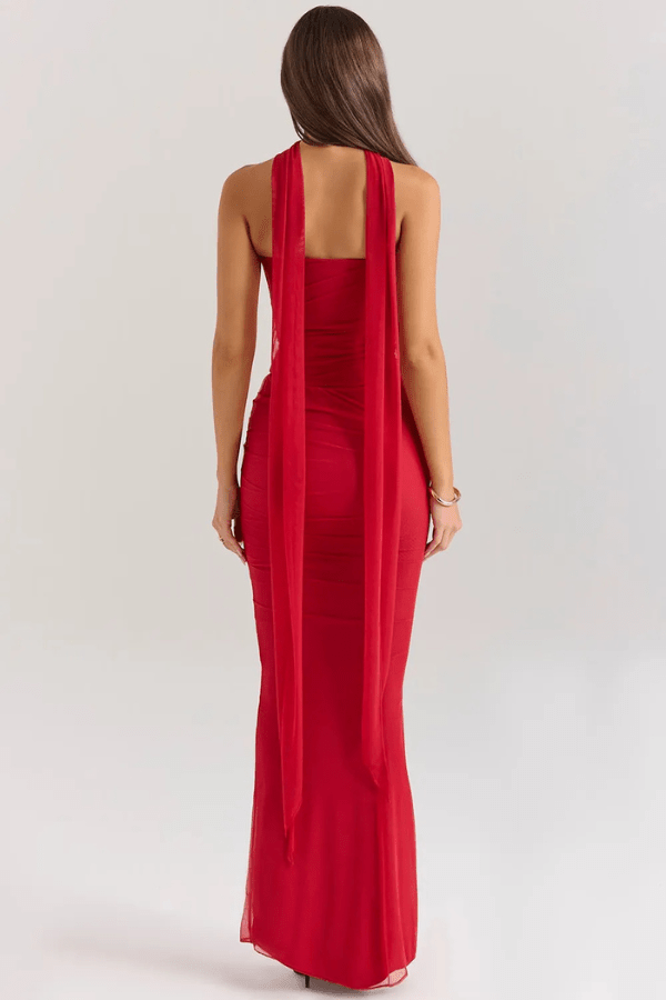 Elegant Corset Maxi Dress