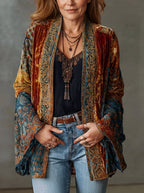 Boho Open Knitted Kimono Cardigan