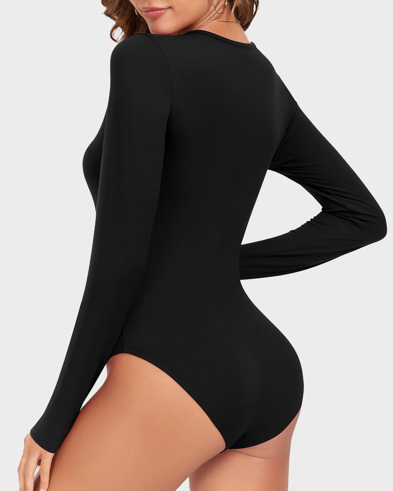 Sculpting V-Neck Bodysuit