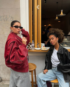 Oversized Trendy Relaxed Bomber Jacket