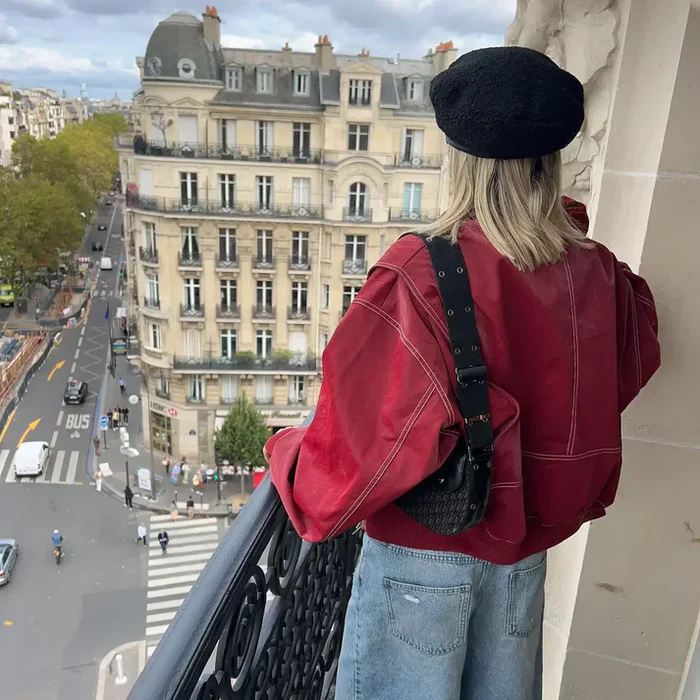 Oversized Trendy Relaxed Bomber Jacket