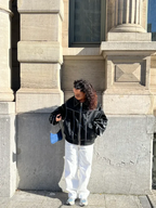 Oversized Trendy Relaxed Bomber Jacket
