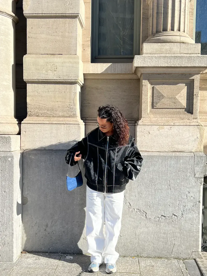 Oversized Trendy Relaxed Bomber Jacket