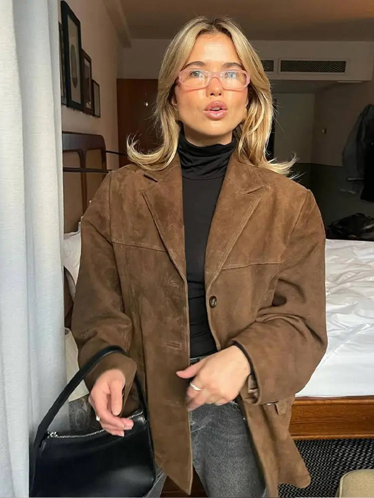 Elegant Tailored Autumn Transitional Jacket