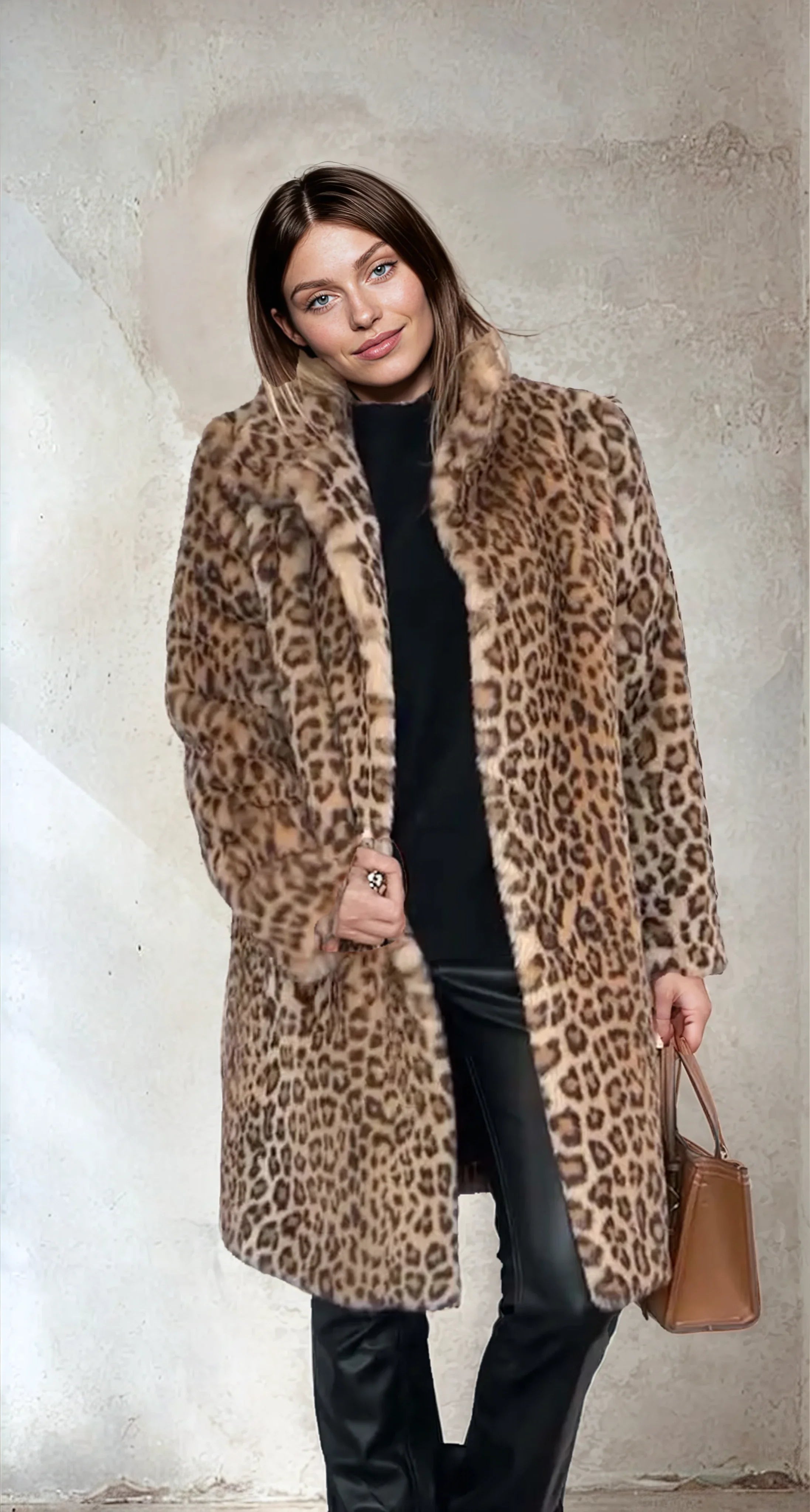 Bold Leopard Print Statement Jacket