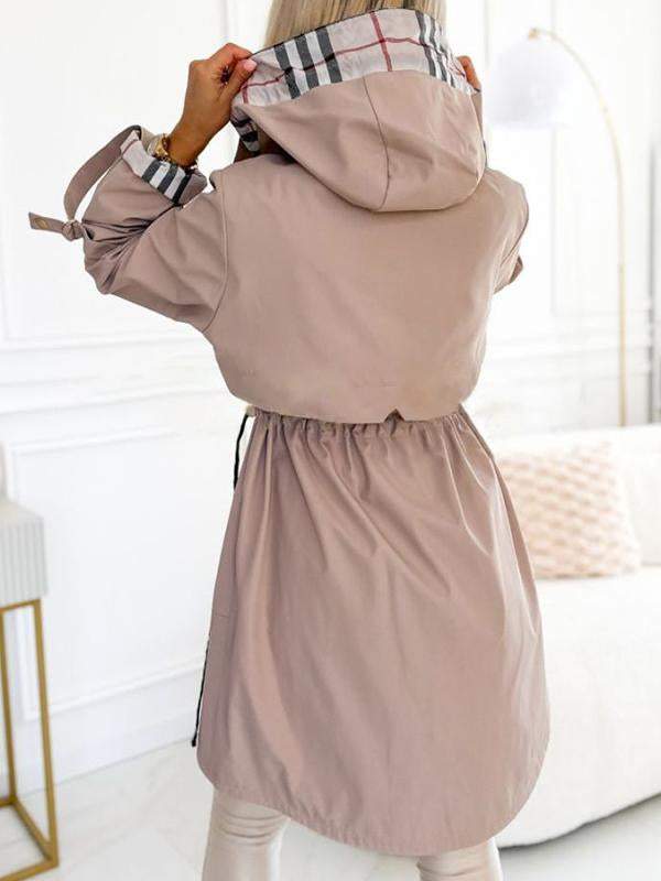Casual Hooded Zip-Up Stylish Jacket