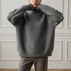Dames oversized gebreide trui