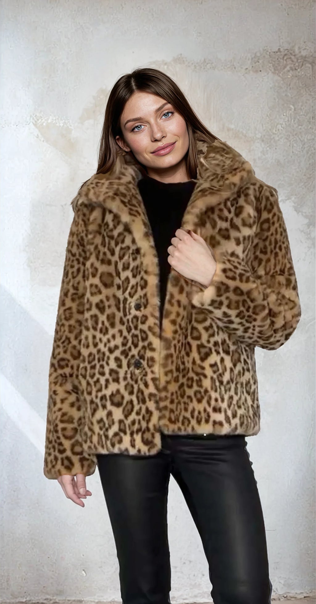 Bold Leopard Print Statement Jacket