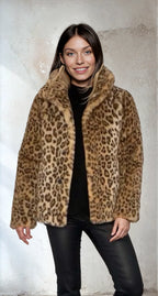 Bold Leopard Print Statement Jacket