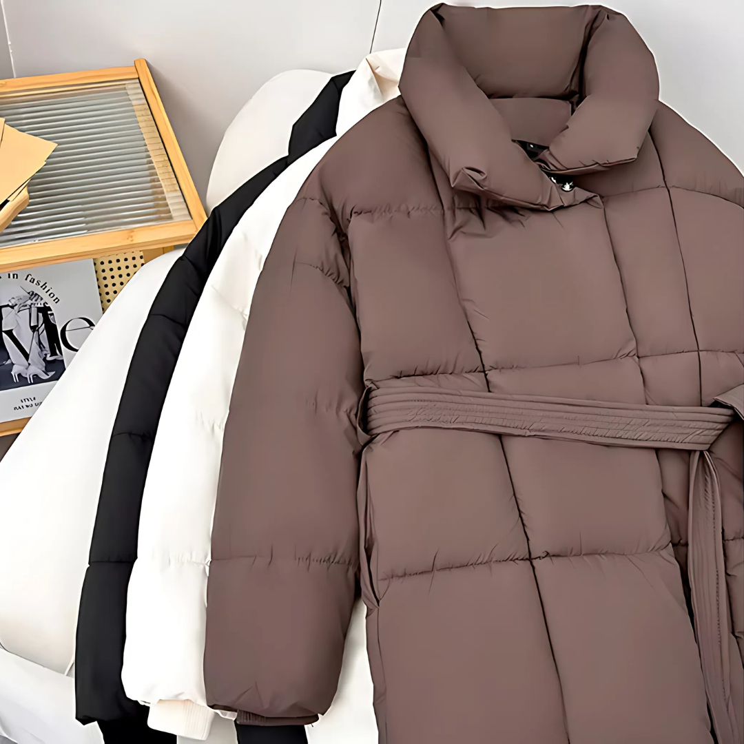 Warm Padded Longline Winter Coat