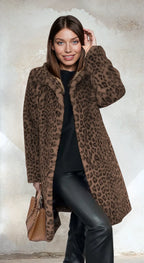 Bold Leopard Print Statement Jacket
