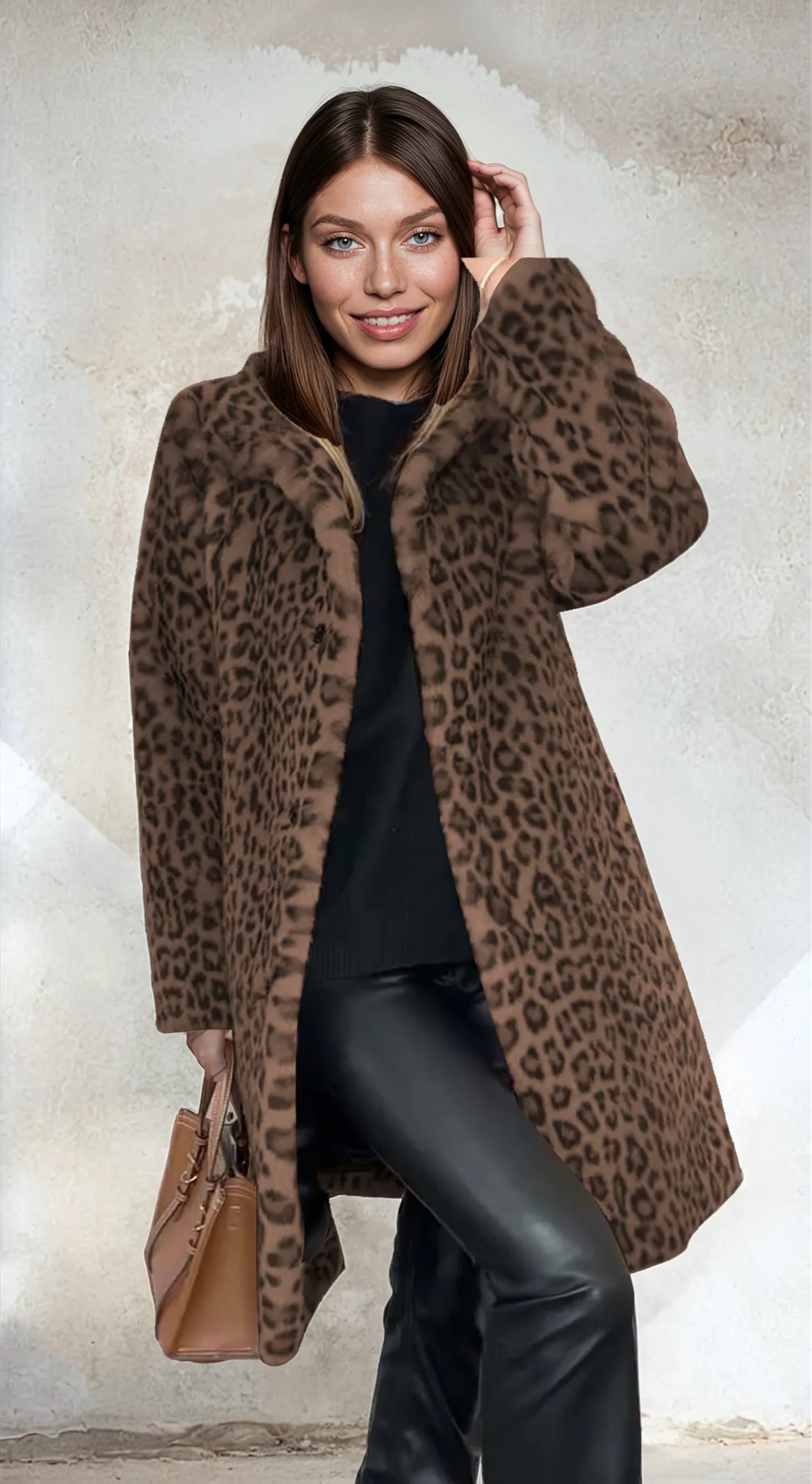 Bold Leopard Print Statement Jacket