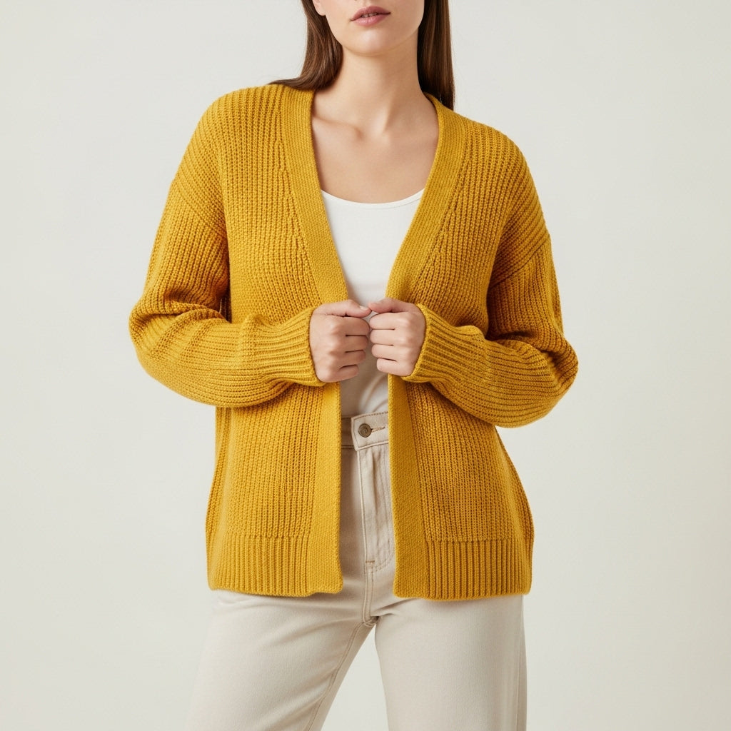 Women’s Long Sleeve Knitted Cardigan