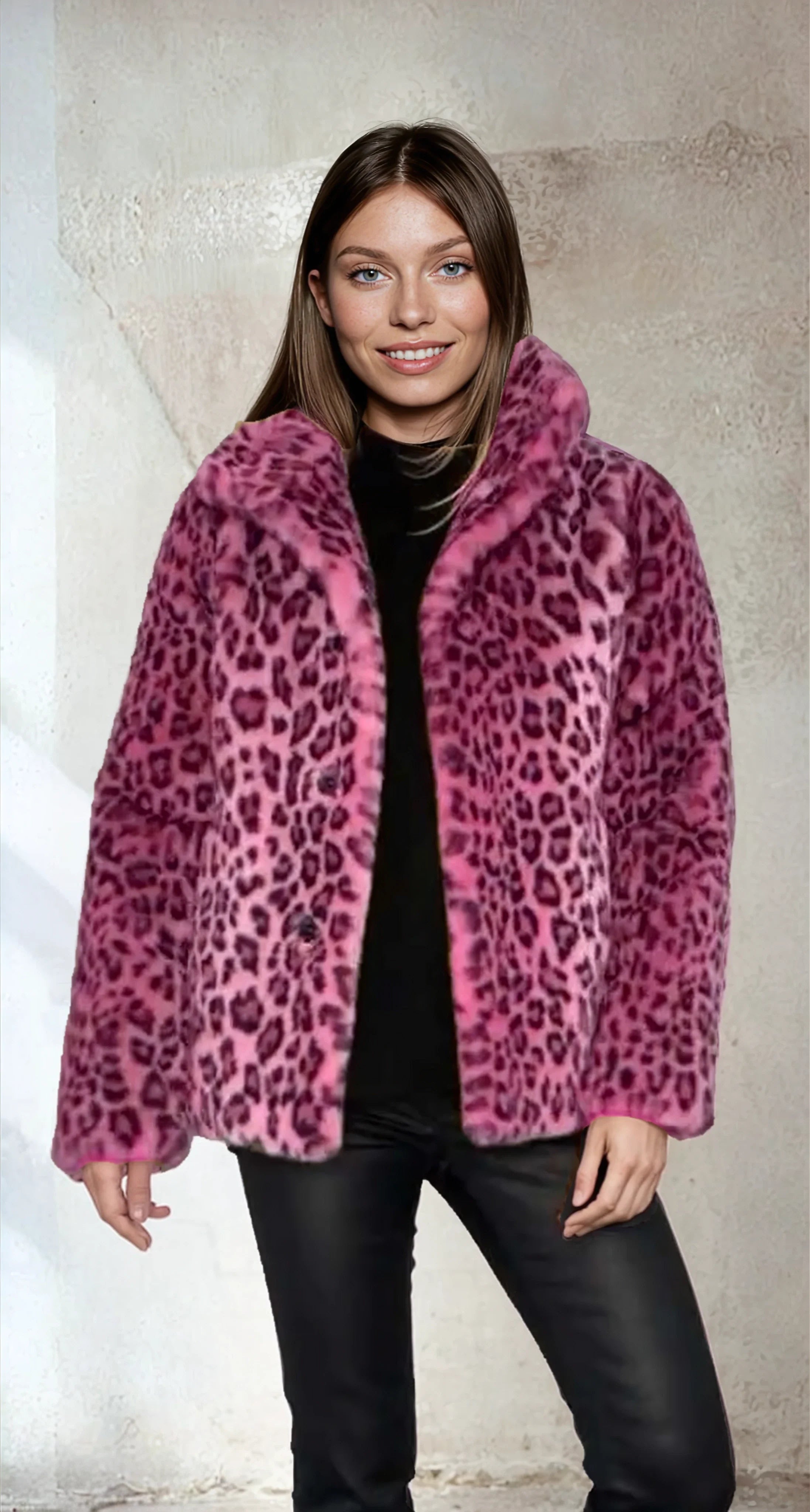 Bold Leopard Print Statement Jacket