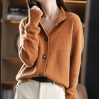 Soft Cashmere Blend Knitted Cardigan