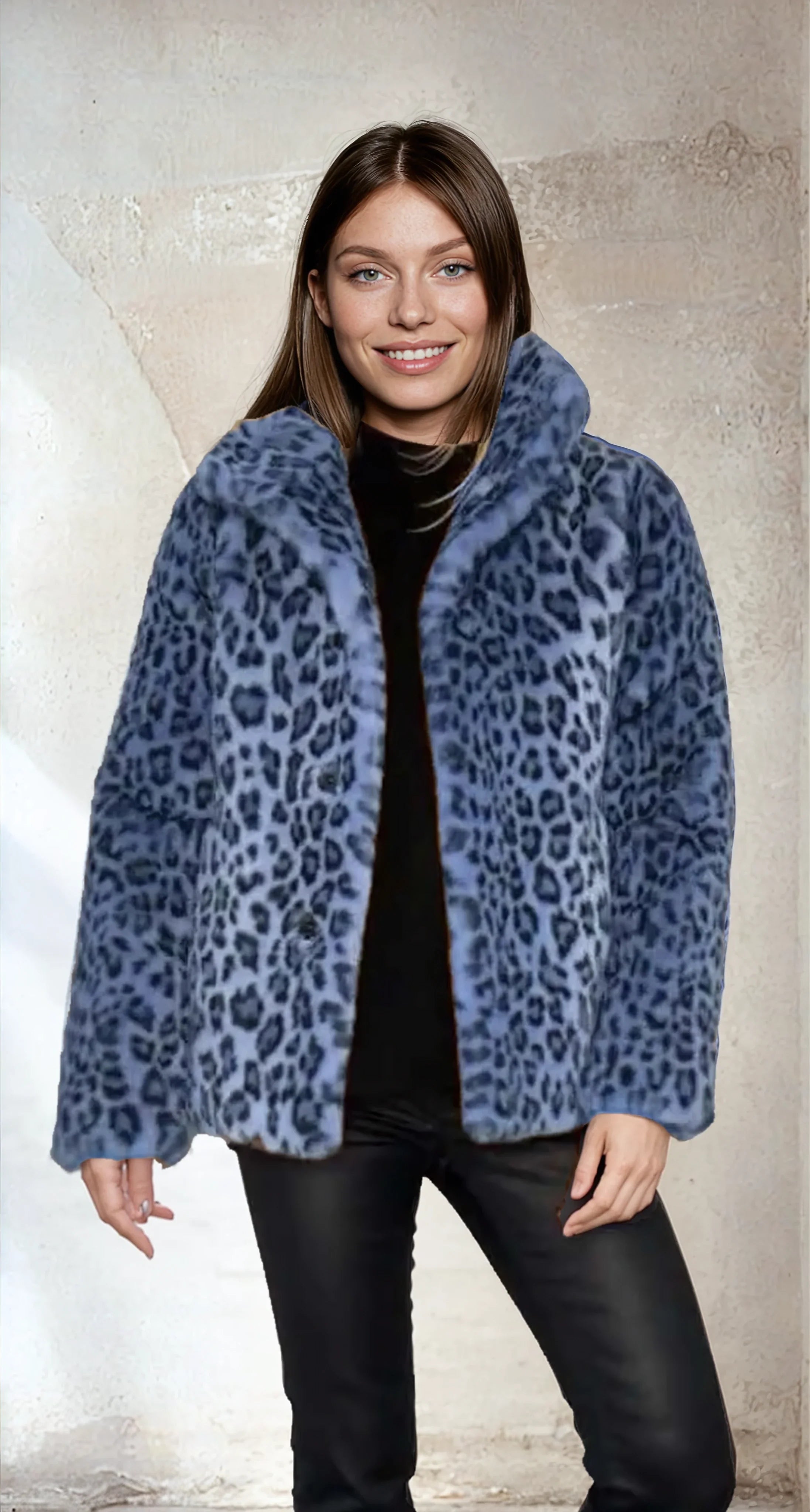 Bold Leopard Print Statement Jacket