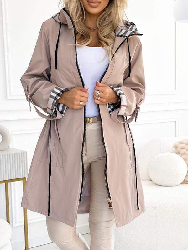 Casual Hooded Zip-Up Stylish Jacket