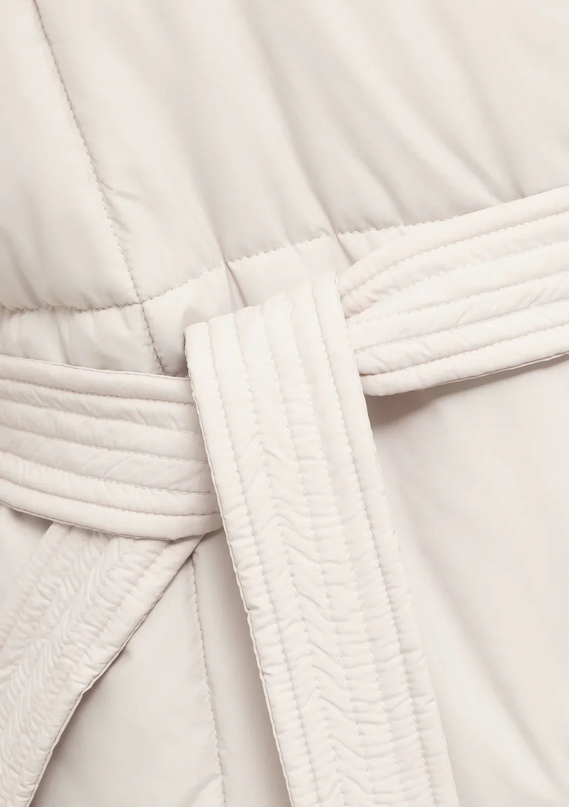 Warm Padded Longline Winter Coat
